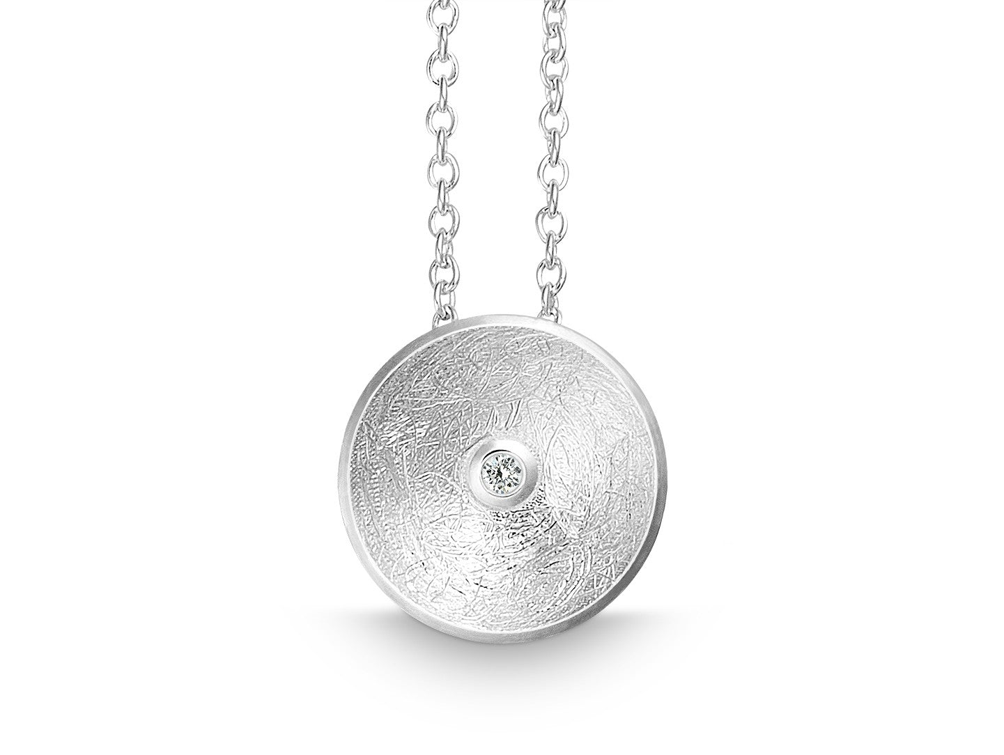 Silberkette mit Brillant