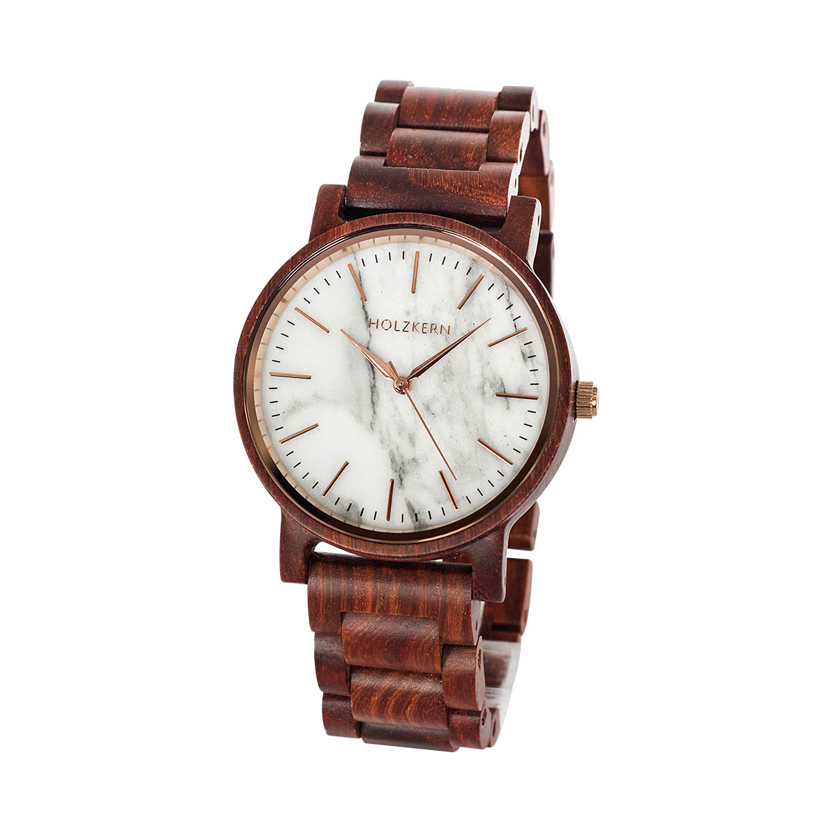 Unisex Uhr Wintertag (Padouk/Marmor)