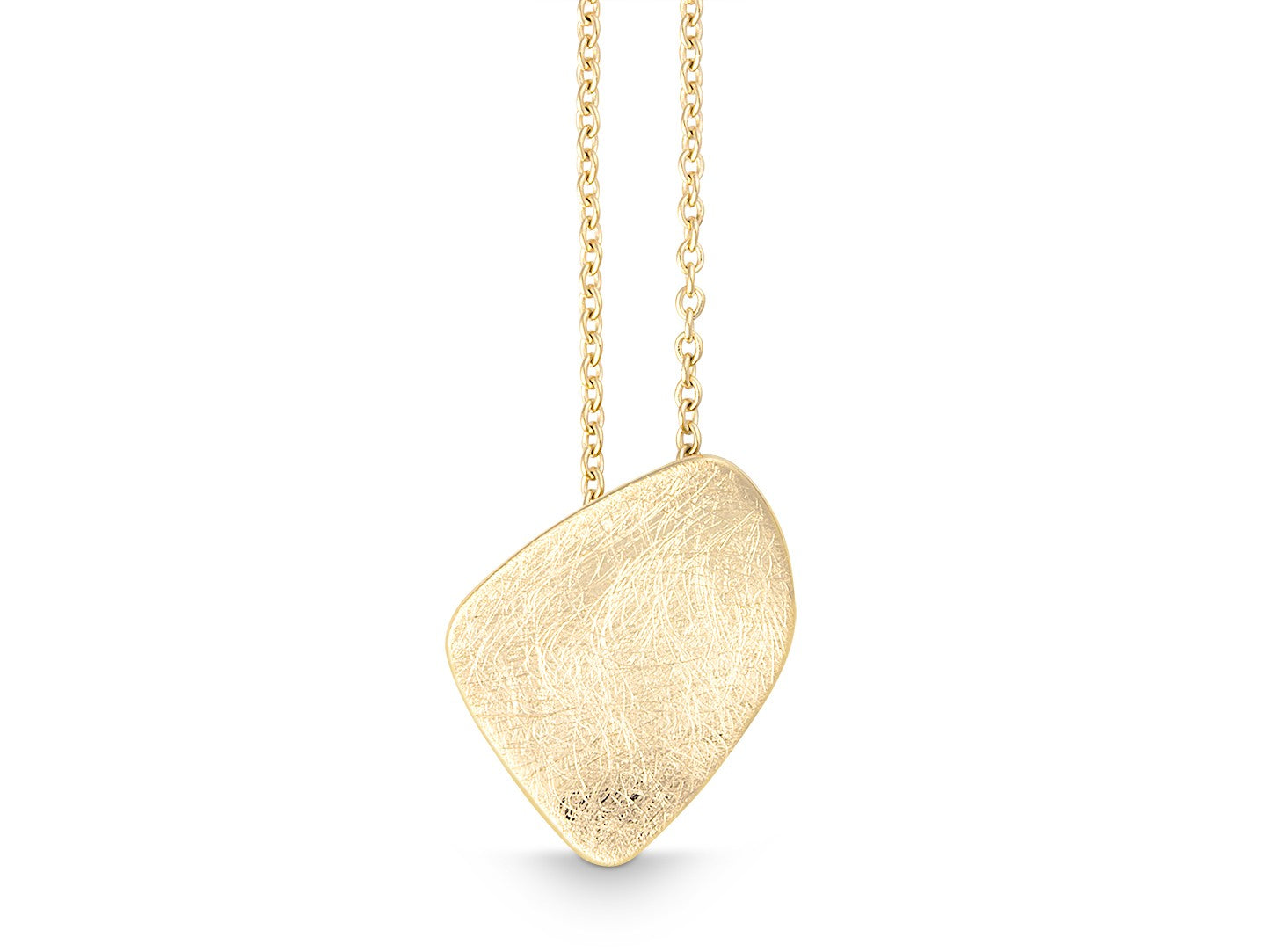 Goldkette mit gekratzter Oberfläche