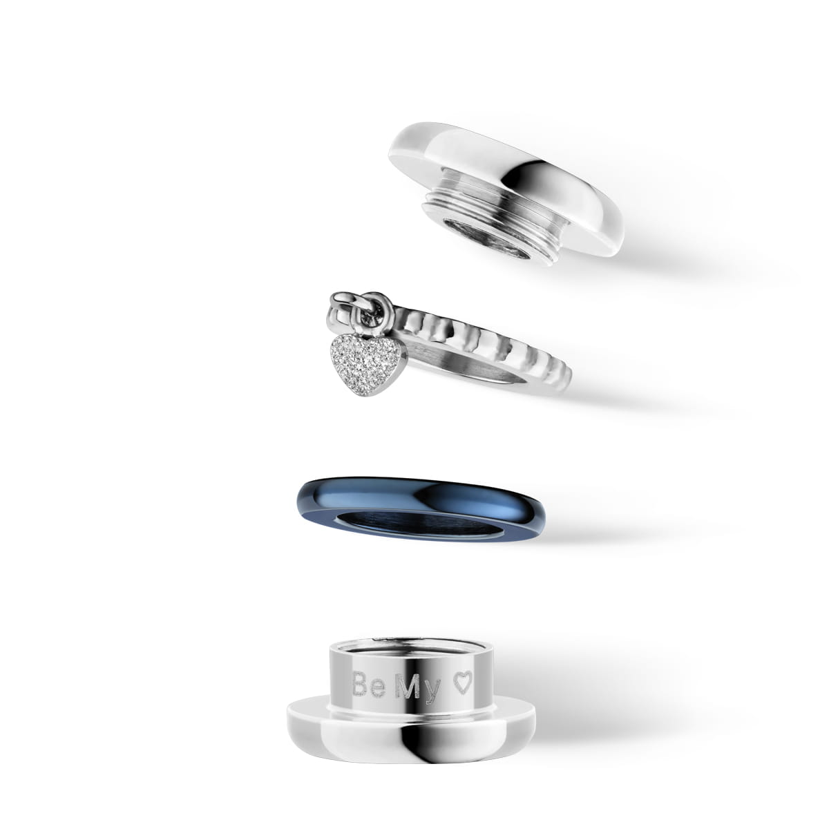 BERING Charm | mit Herzanhänger