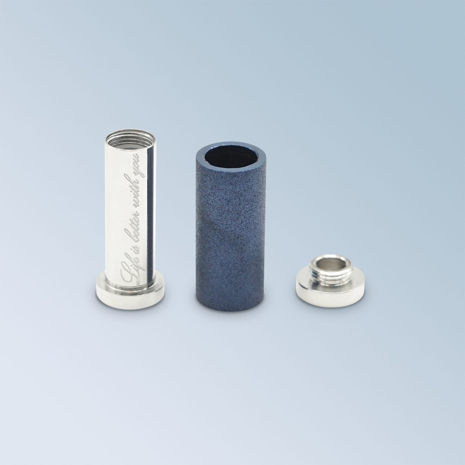 BERING Charm | silber, blau