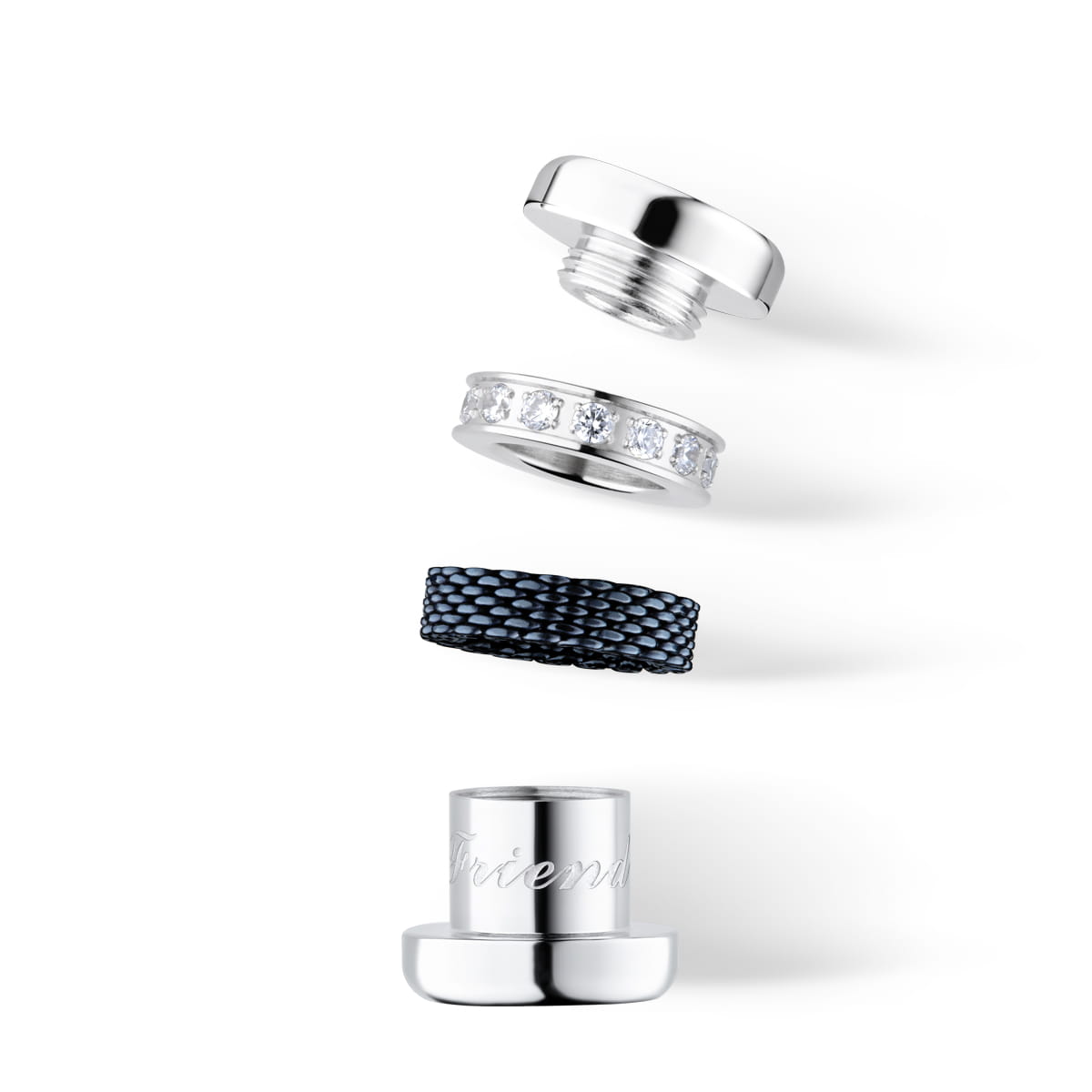 Charm in Silber | Arctic Symphony