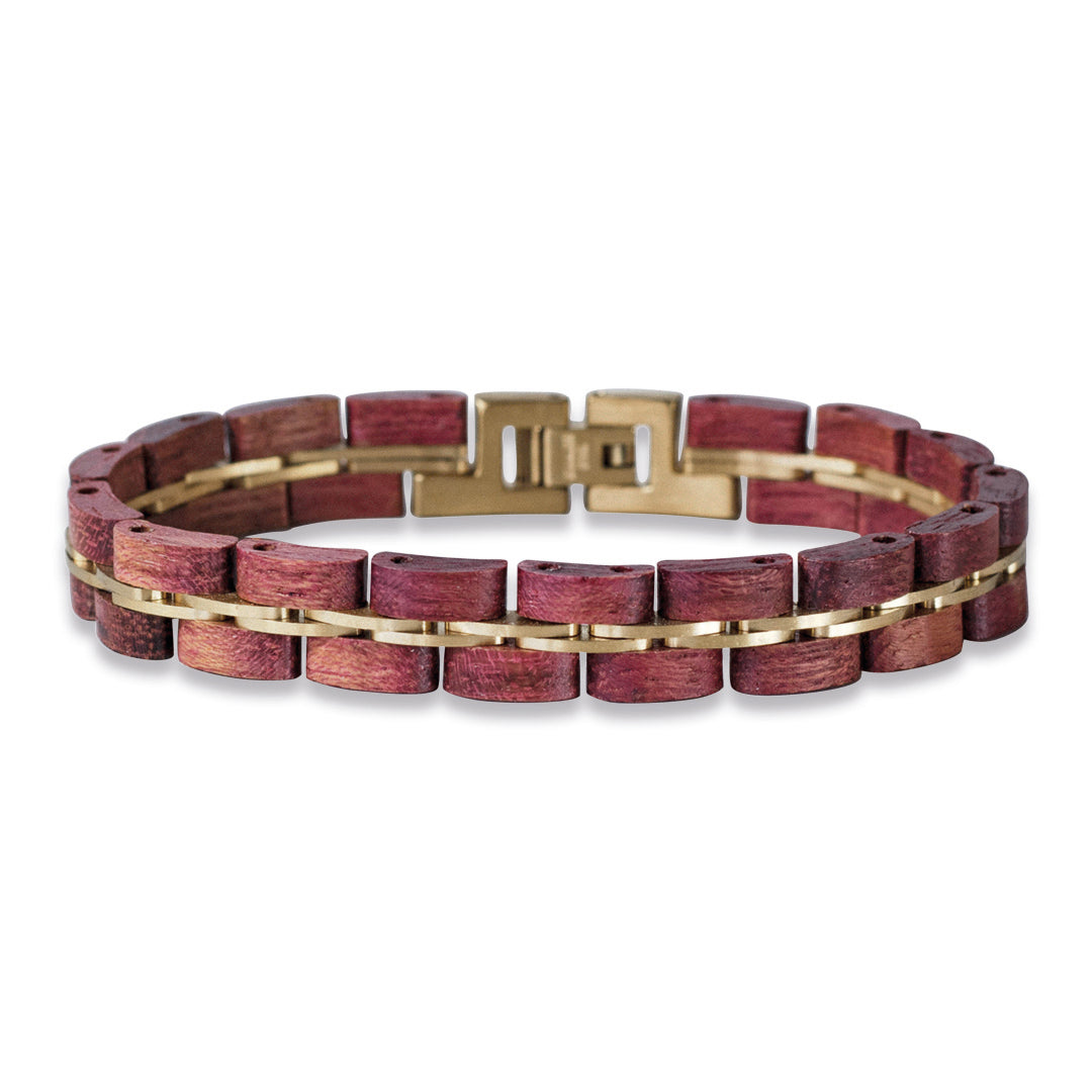 Armband Belcanto (Amaranthholz / Gold)