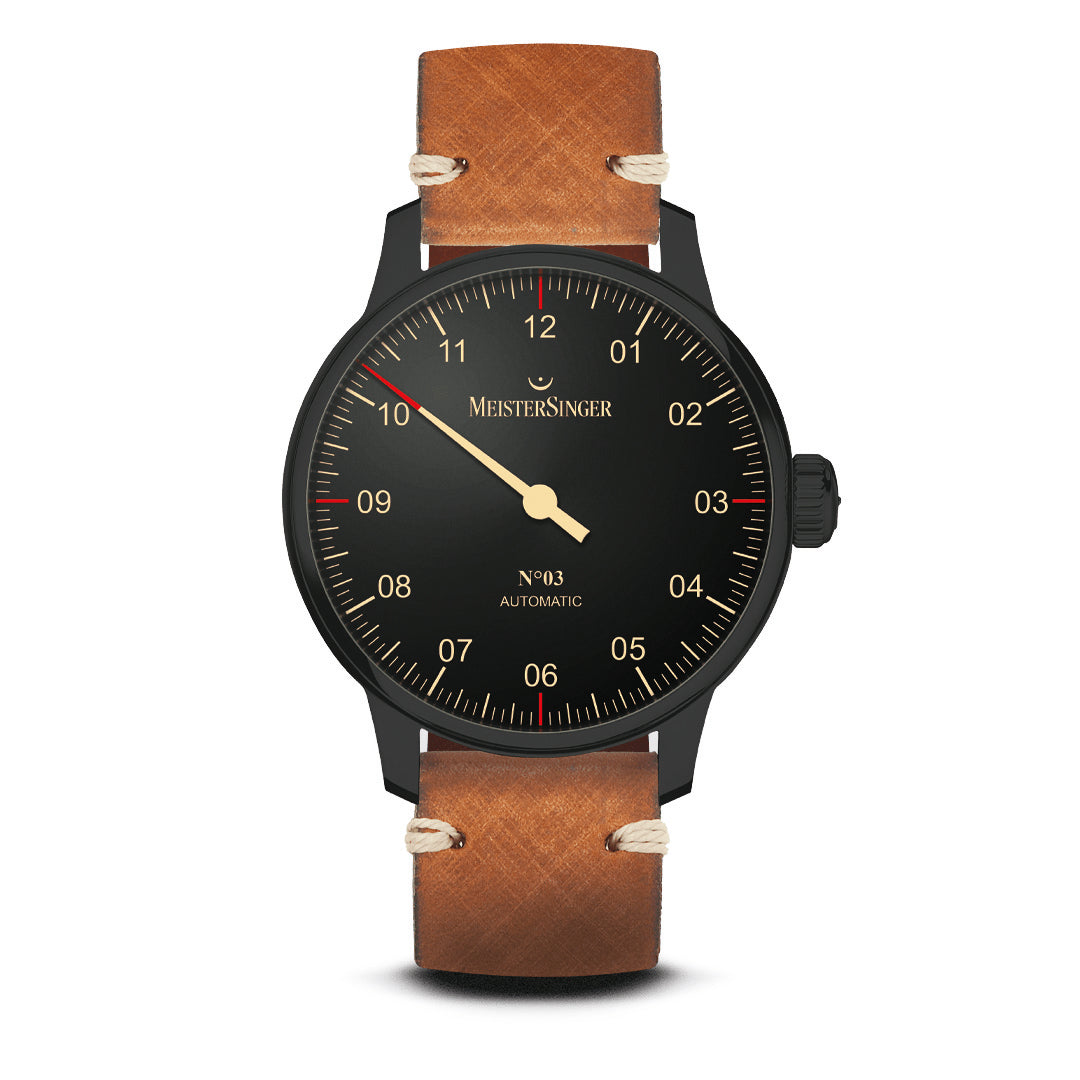 Herrenuhr N° 03 Black Line