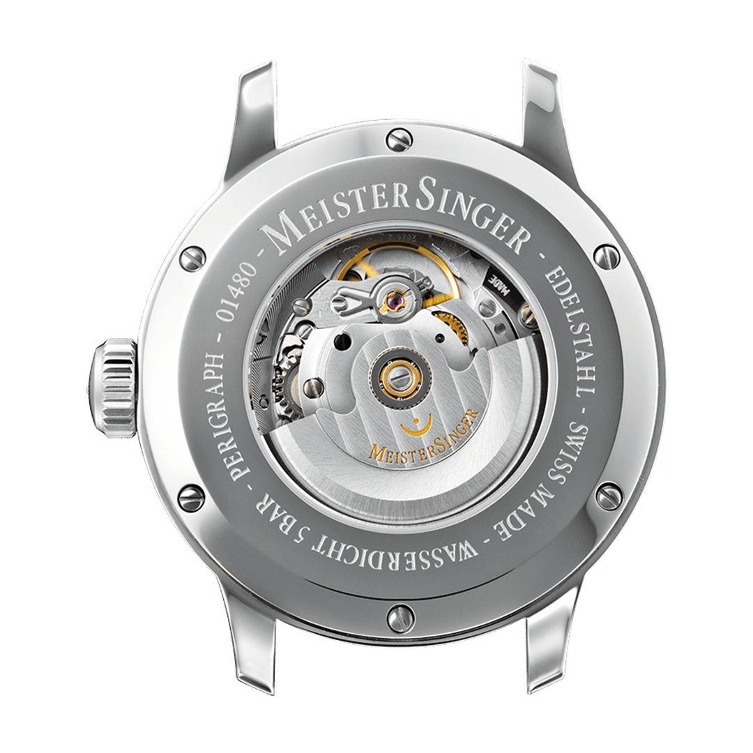 Herrenuhr Perigraph Sonnenschliff Blau