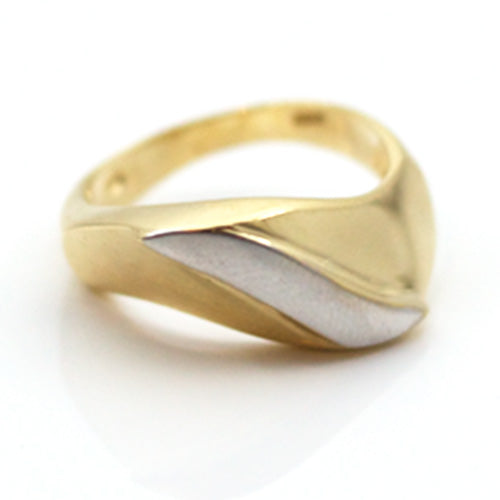 Goldring in bicolor | zweifarbig