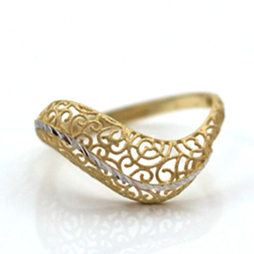 Goldring bicolor | orientalischer Stil