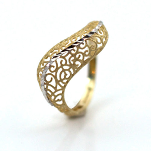 Goldring bicolor | orientalischer Stil