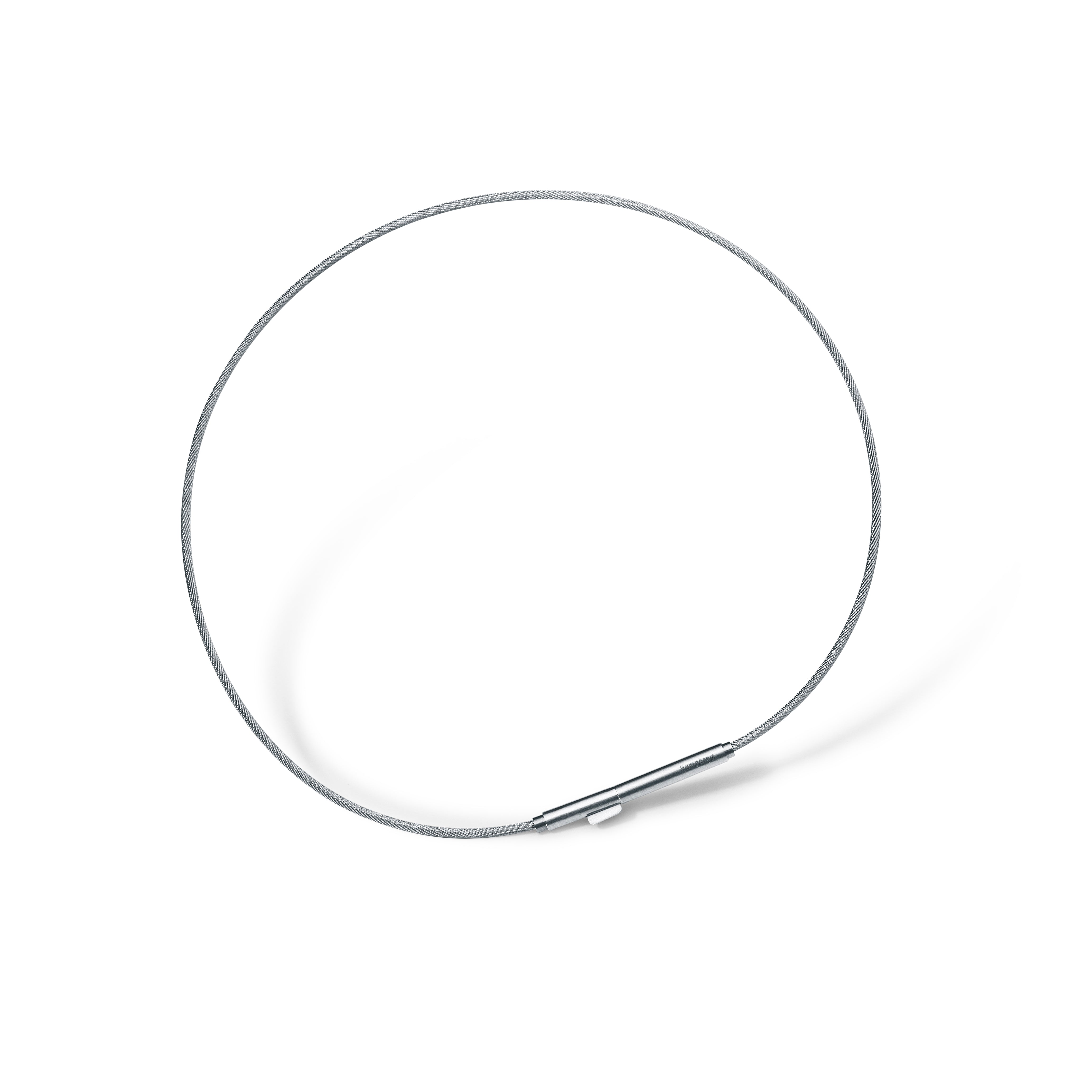 Collier aus Edelstahl mit einem Seil