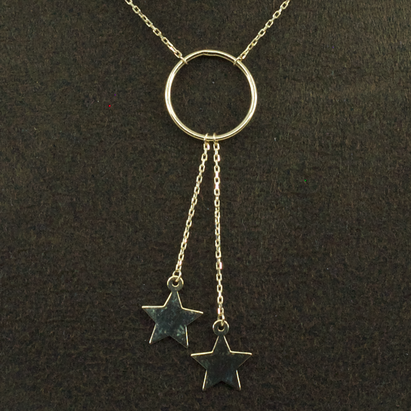 Goldkette mit Sternen