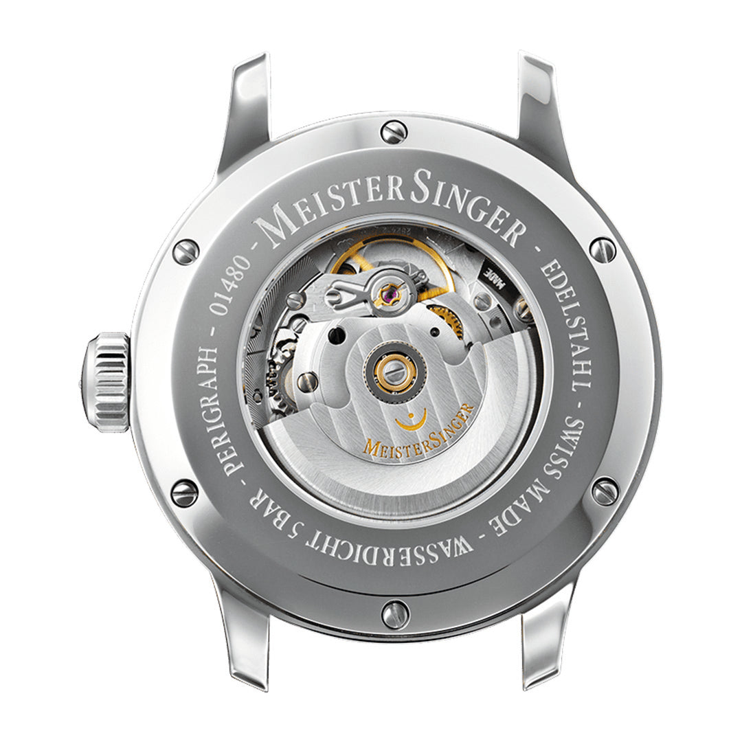 Herrenuhr Perigraph Stahlblau-Sand