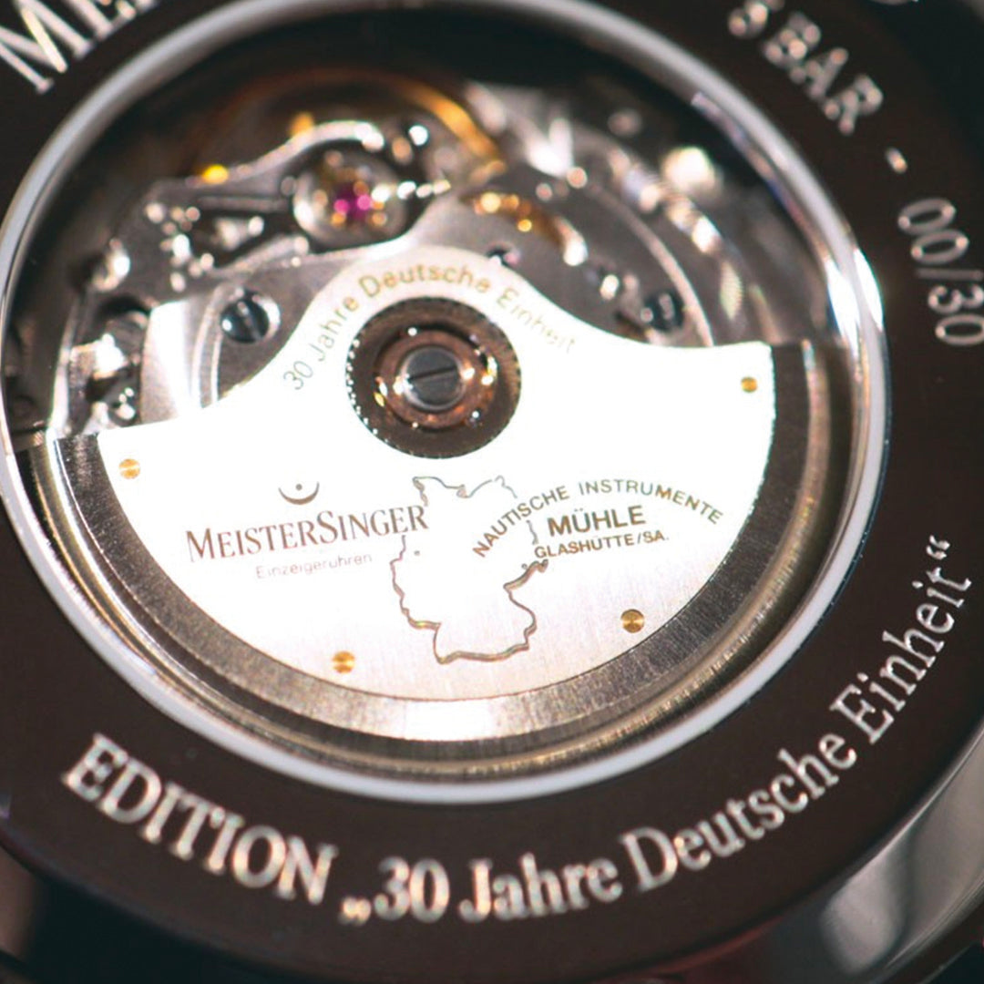 Herrenuhr Edition 30 Jahre Deutsche Einheit Schwarz-Rot-Gold