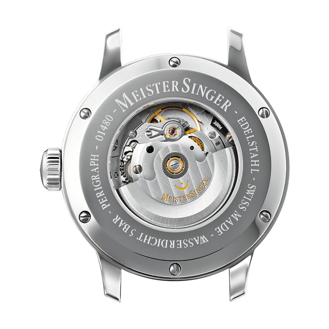 Herrenuhr Perigraph Stahlblau-Schwarz