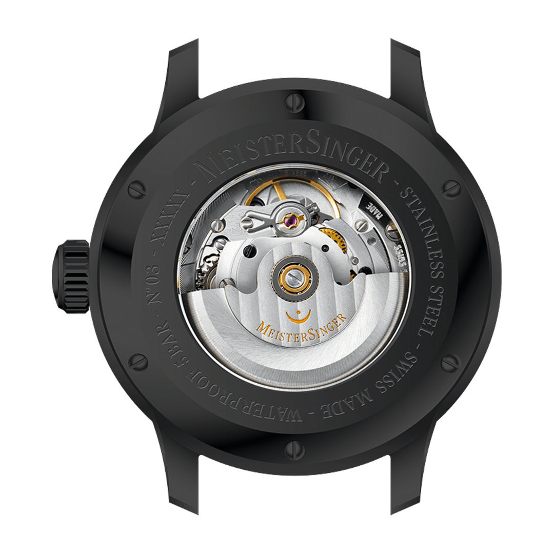 Herrenuhr N° 03 Black Line