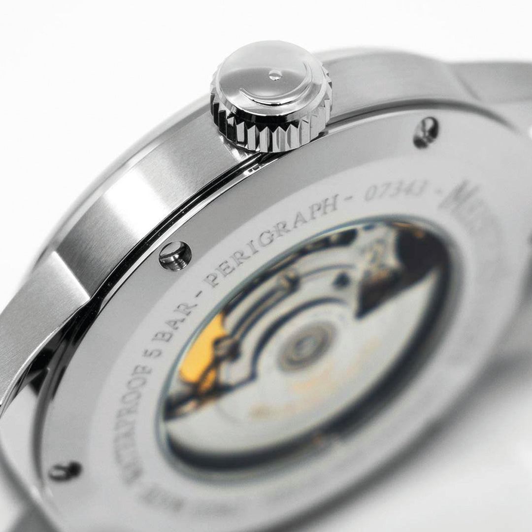 Herrenuhr Perigraph Stahlblau-Schwarz