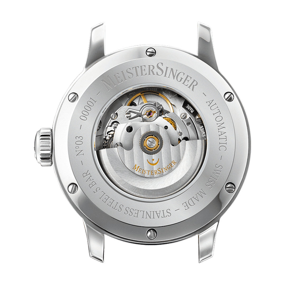Herrenuhr N° 03 – 40 mm Sonnenschliff Blau