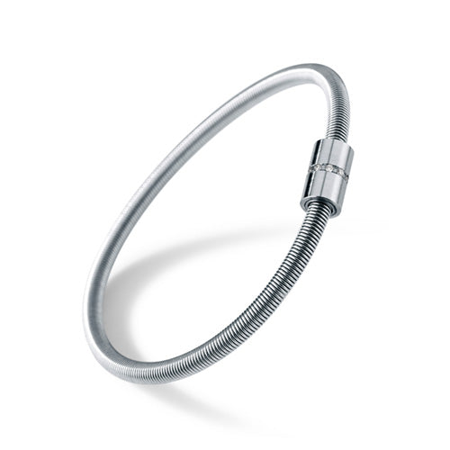 Armband aus Edelstahl mit Diamanten