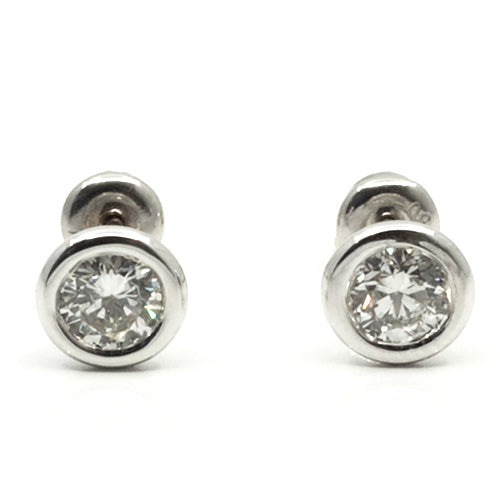 Ohrstecker mit Brillanten | Weißgold