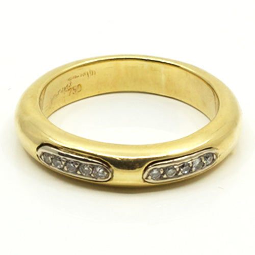 Goldring mit Brillanten