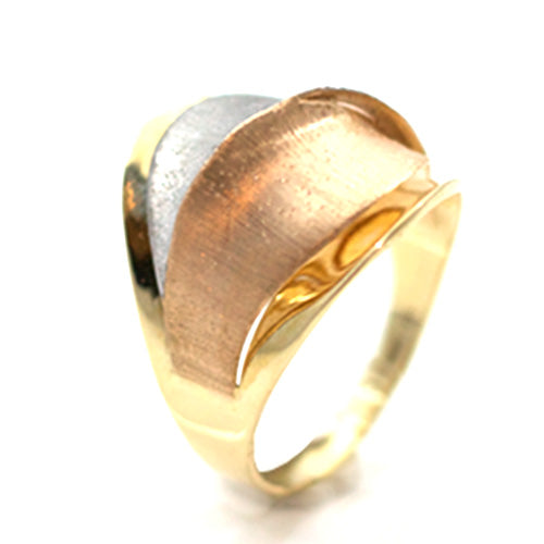 Goldring dreifarbig