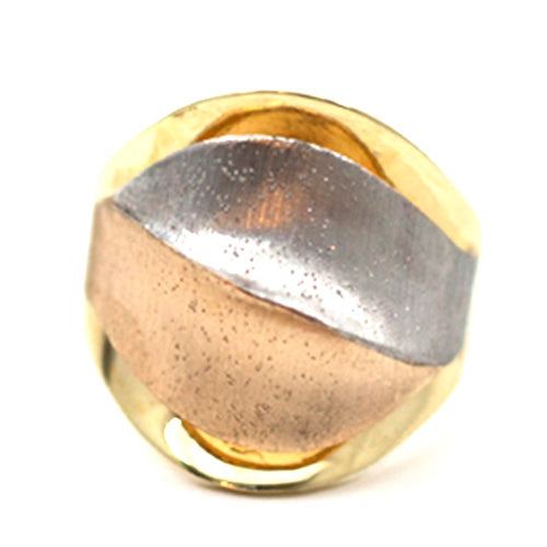 Goldring dreifarbig