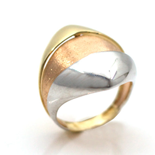 Goldring dreifarbig