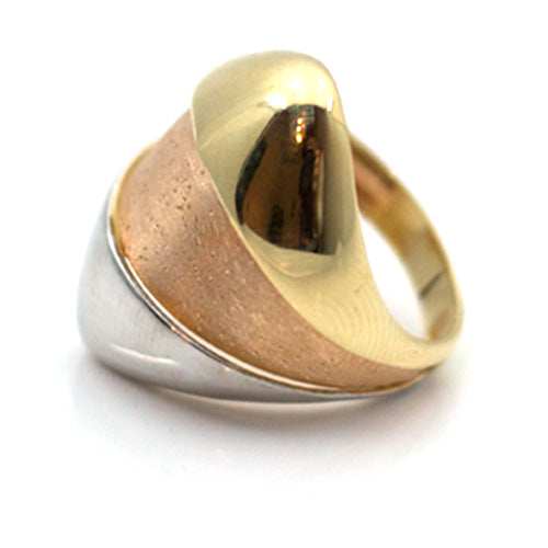 Goldring dreifarbig