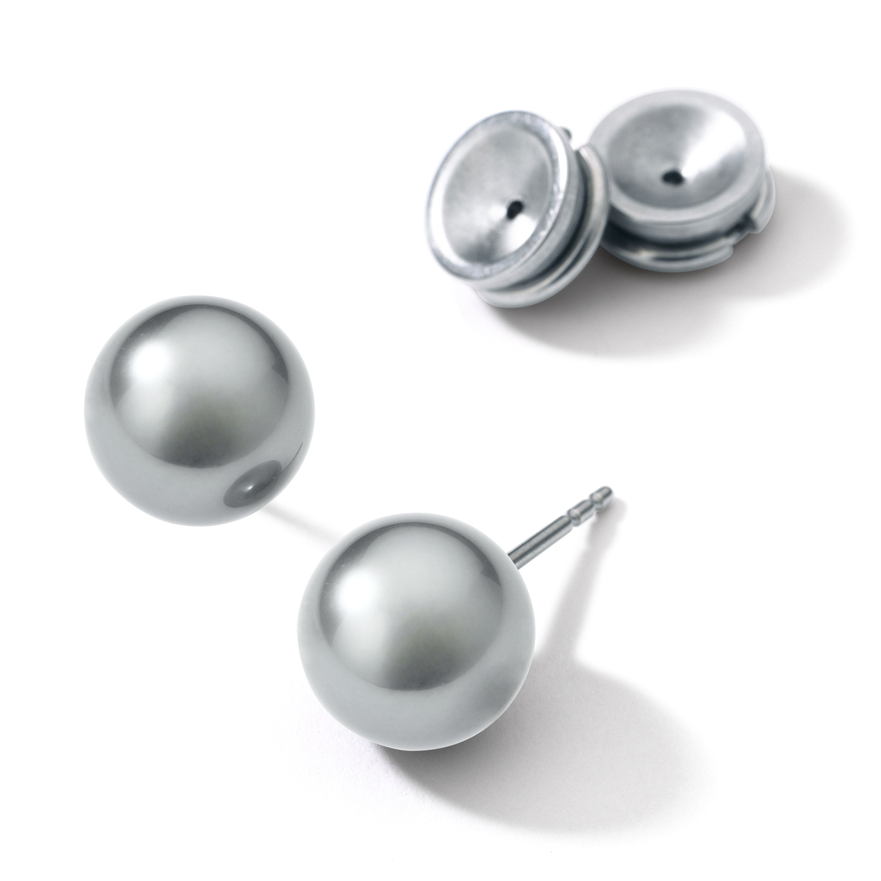 Perlohrstecker aus Edelstahl