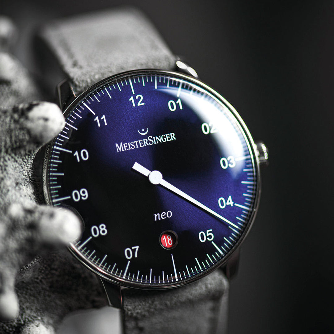 Herrenuhr Neo Sonnenschliff Blau