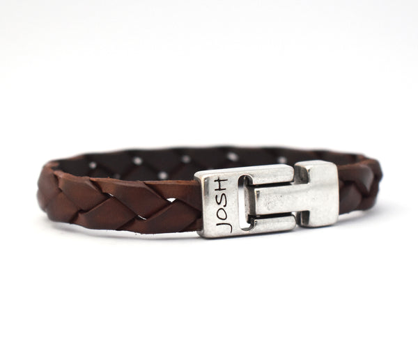 Lederarmband Zweiteiler | 22 cm