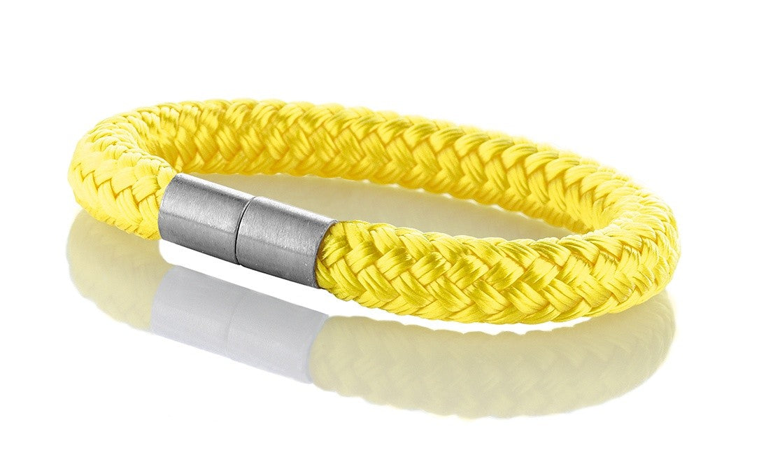 Armband aus Segeltau in gelb | Rügen