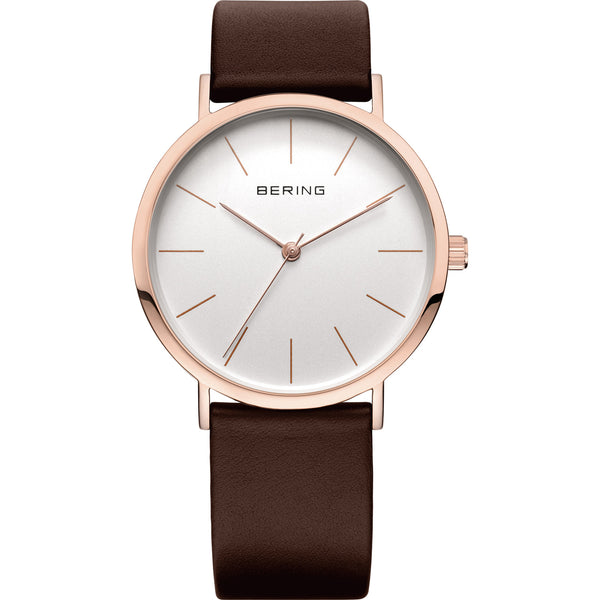 BERING Damenuhr | Classic | roségold glänzend