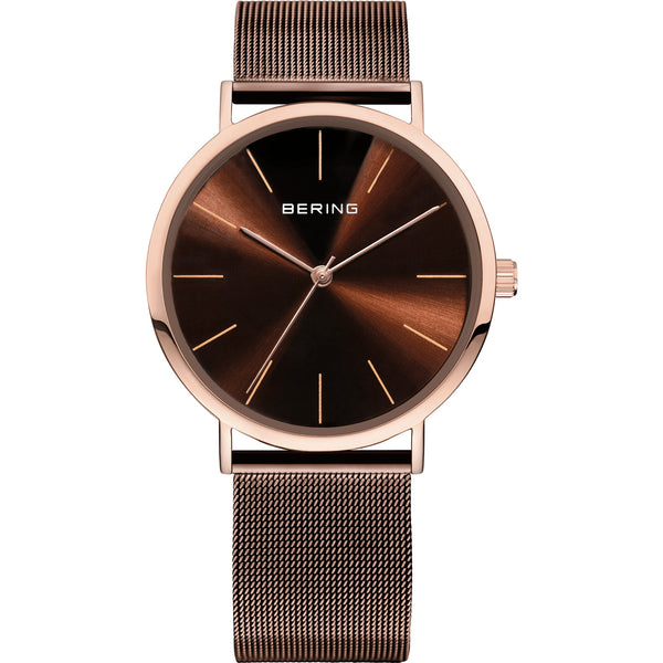 BERING Damenuhr | Classic | roségold glänzend