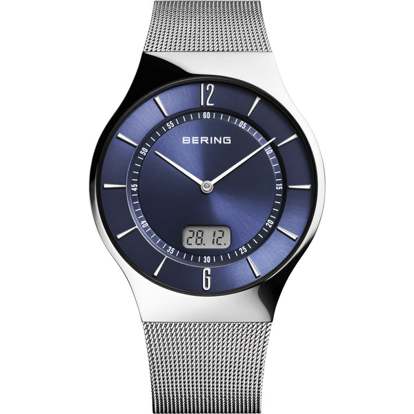 BERING Herrenuhr | Radio controlled | silber glänzend