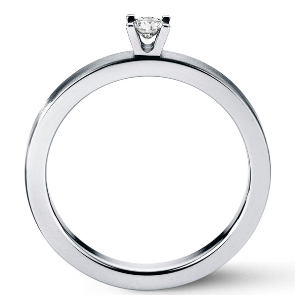 Diamantring Princess aus Edelstahl