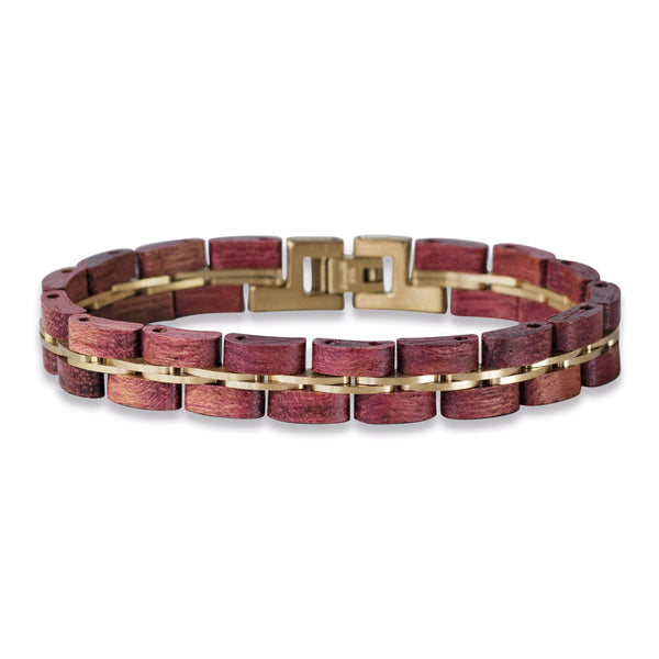 Armband Belcanto (Amaranthholz / Gold)