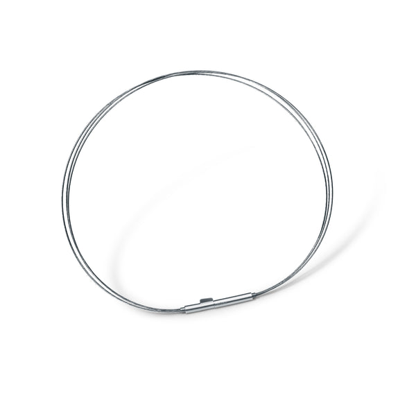 Collier aus Edelstahl mit drei Seilen