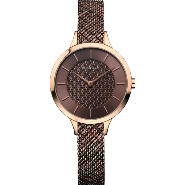 BERING Damenuhr | Classic | roségold glänzend
